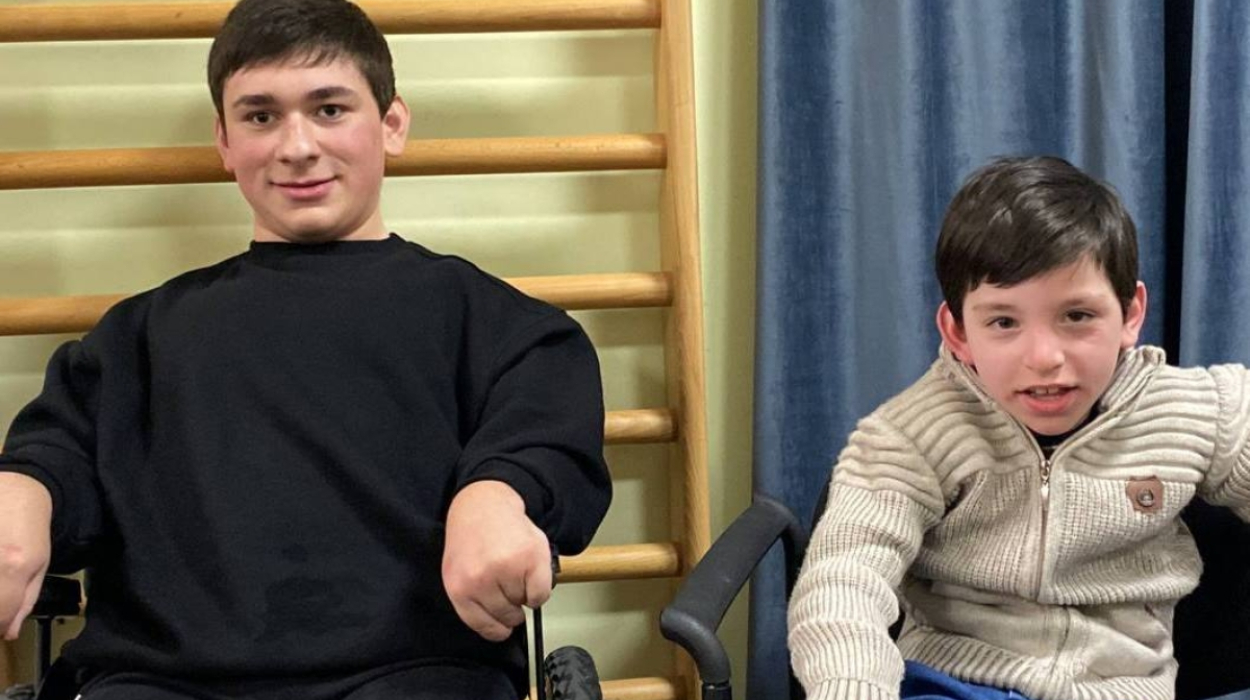 Ashana Foundation's Drive to Provide Specialized Wheelchairs for Lasha Chichua and Denis Malishav.