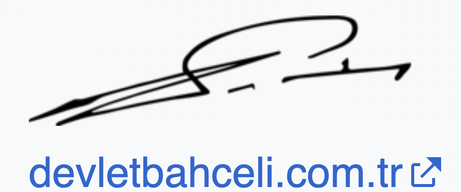 the signature from Wikipedia