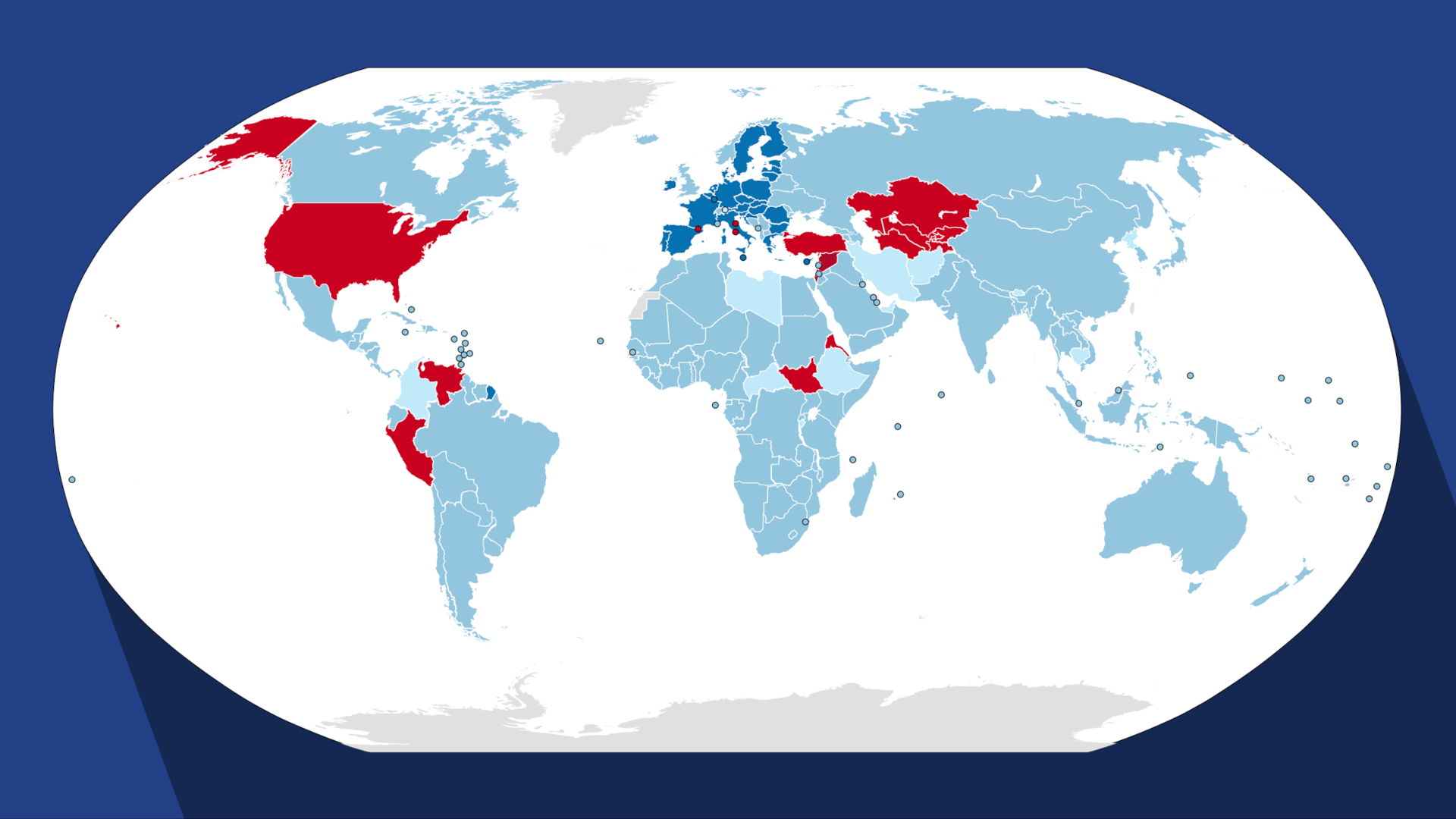 Map of parties to the United Nations Convention on the Law of the Sea. 28 February 2015.