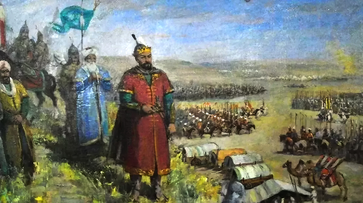Timur included Circassians and Abkhazians in his army, as reported by Byzantine historian Doukas.
