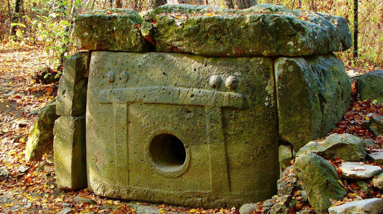 One of the best-known Western Caucasus dolmens near Gelendzhik.