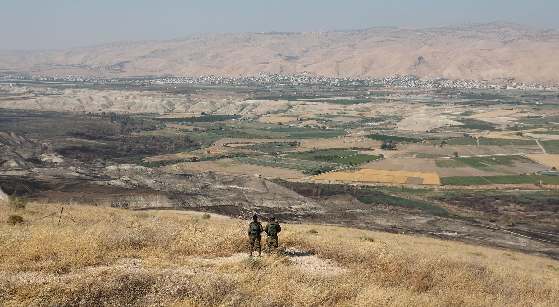 View of the West Bank. Photographer: Abir Sultan/AFP via Getty Images