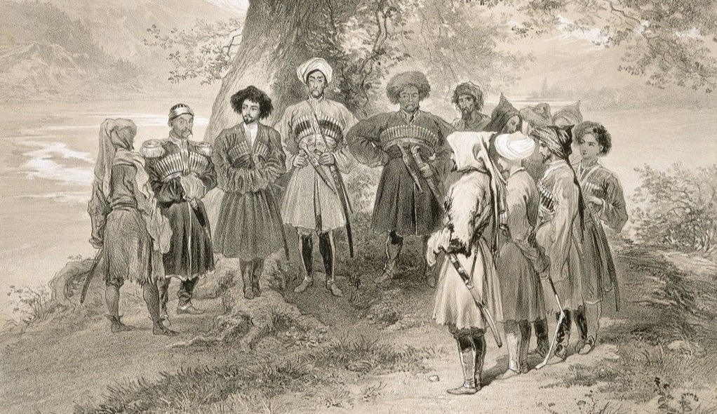 The Ubykh and Abkhazian leaders in the Sochi valley 1841