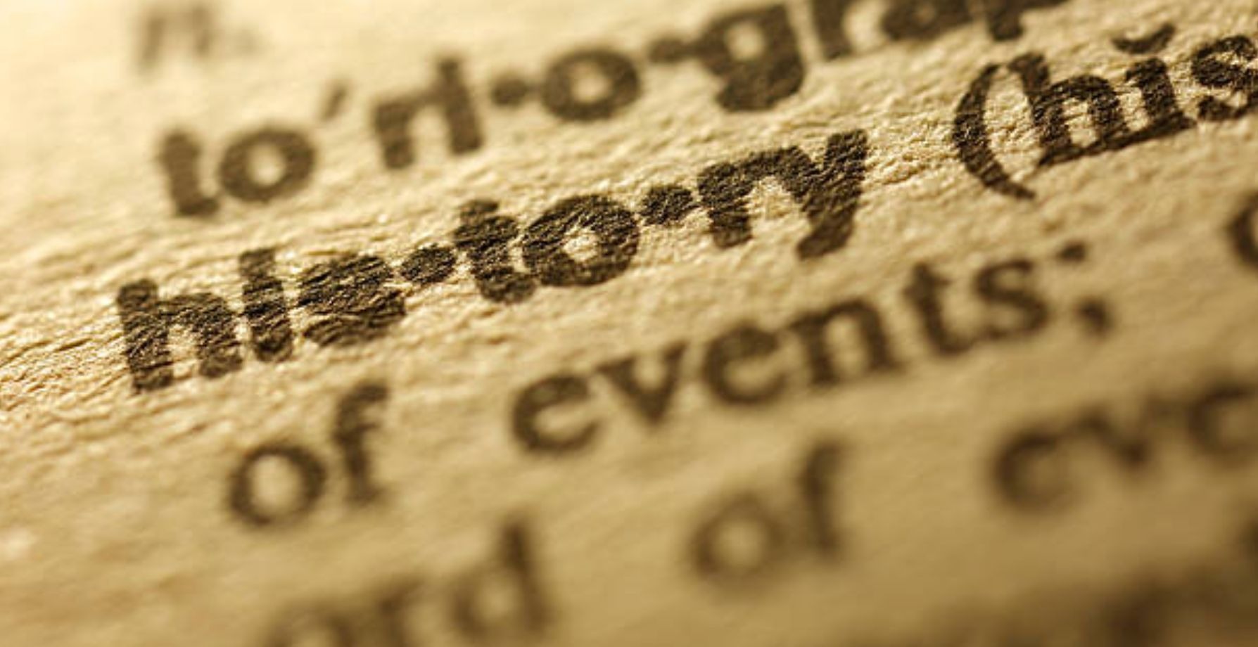 Etymology/Philology to History