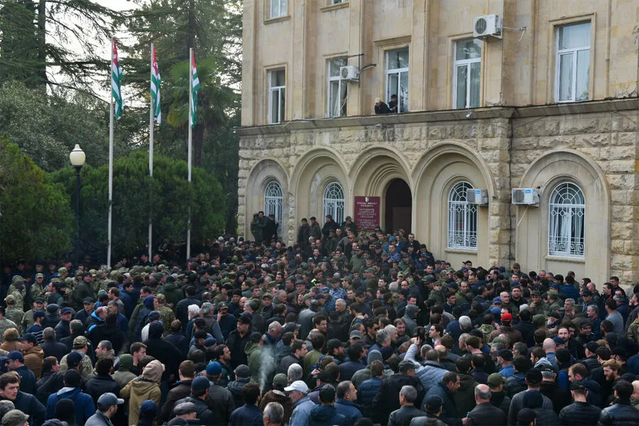 Protests in Abkhazia - 15 November 2024