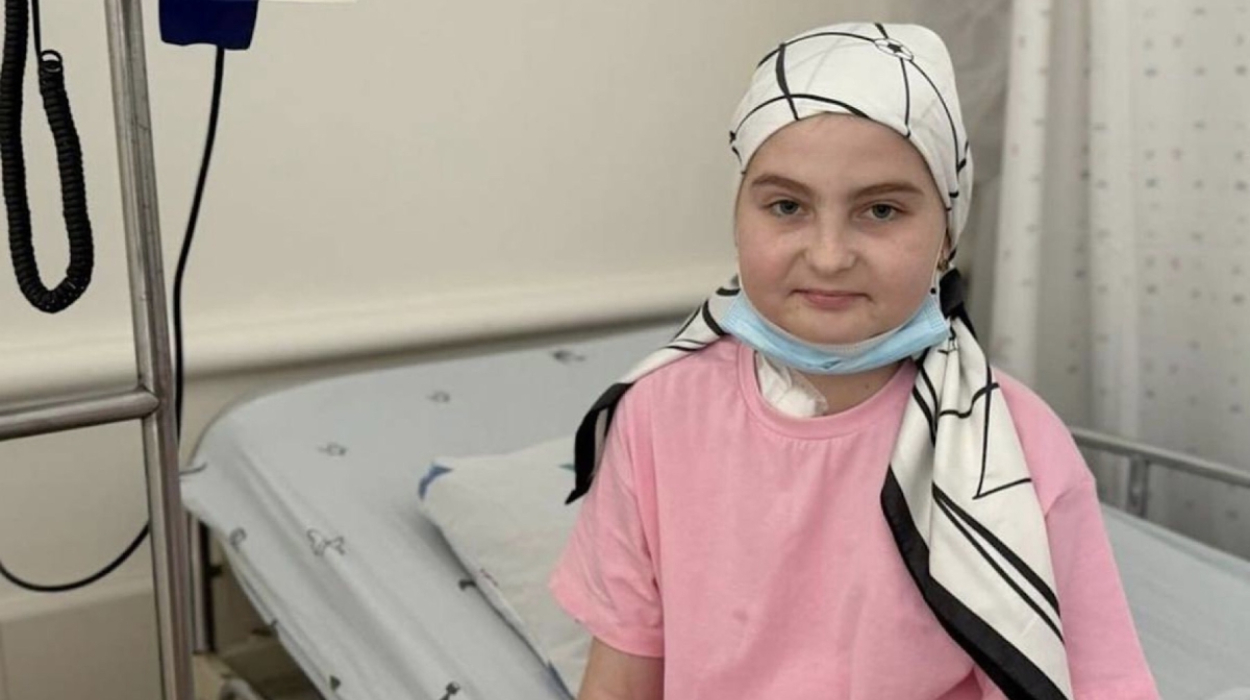 Fridonn Avidzba, 11, aspiring actress battling leukaemia.