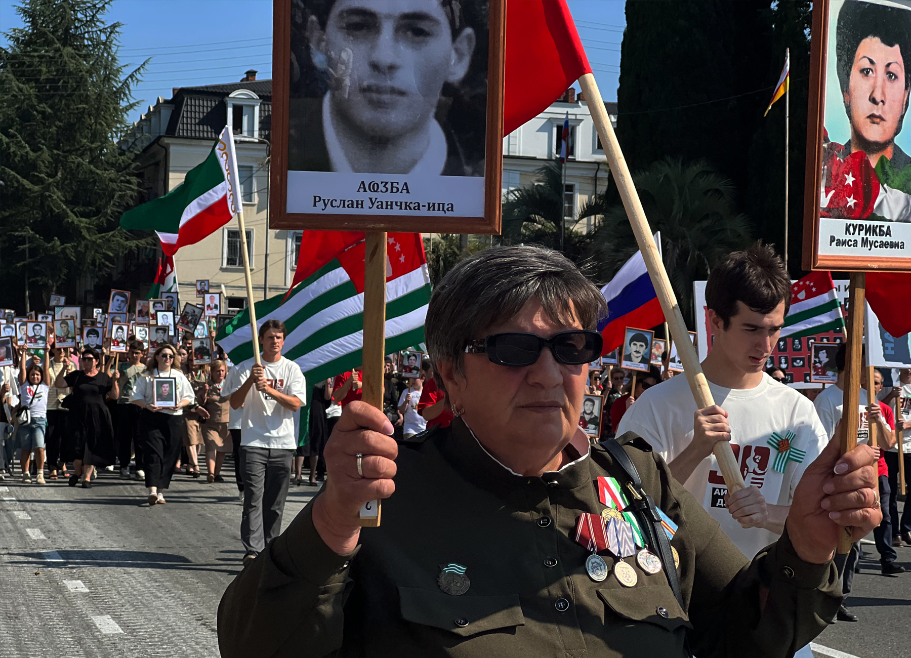 The 'Immortal Regiment' March in Sukhum, Abkhazia