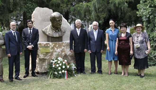 Monument to Abkhaz Poet Bagrat Shinkuba Unveiled in Hungary