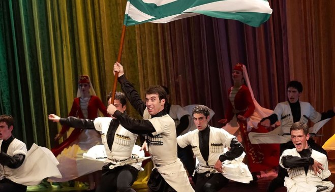 Abkhazia's State Folk-Dance Group Caucasus