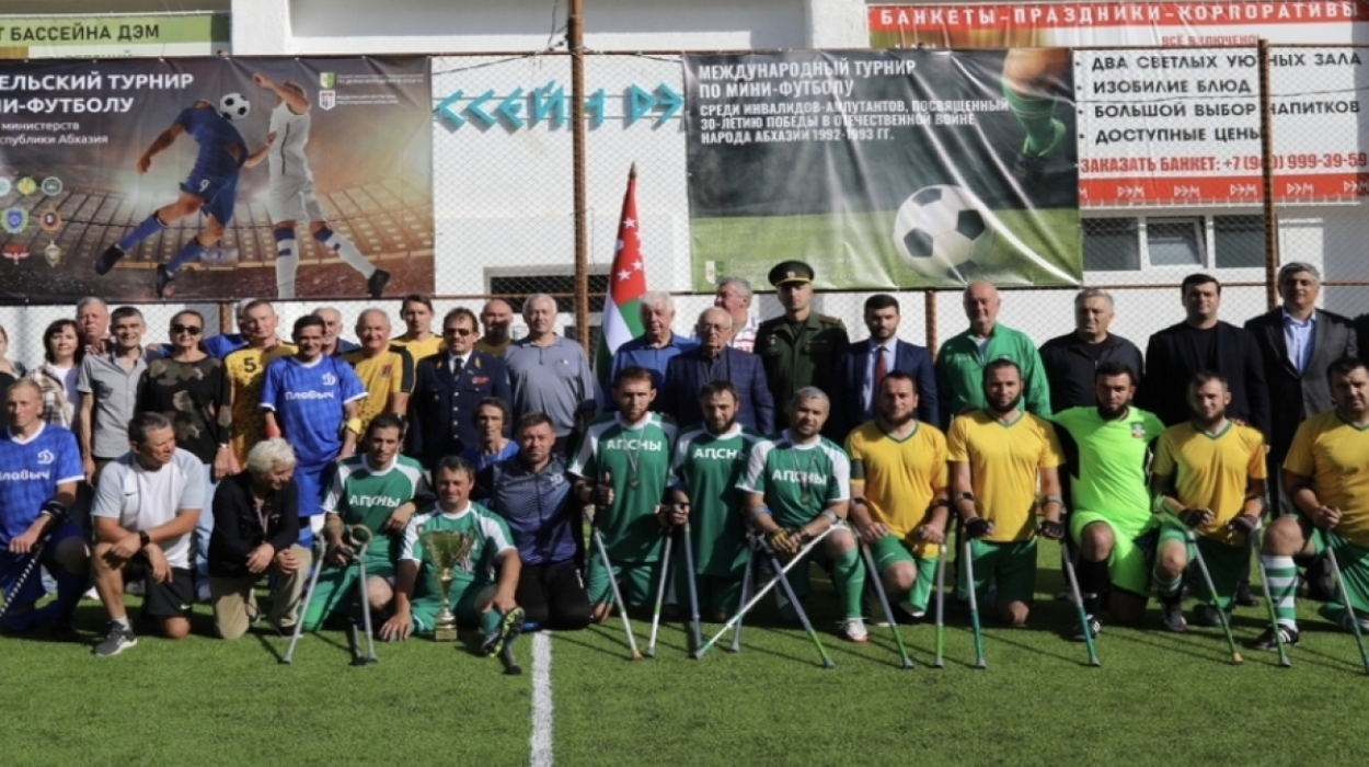 Chechnya Triumphs in XI Mini-Football Tournament for Disabled Amputees in Sukhum