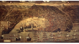 View of di Genoa in the 1481 (Cristoforo Grassi)